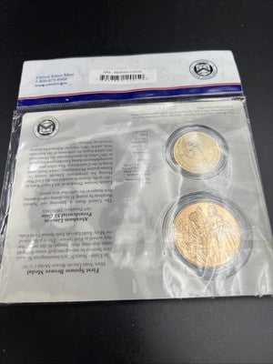 2010 Abraham Mary Todd Lincoln First Spouse $1 Presidential Coin & Medal Set OGP