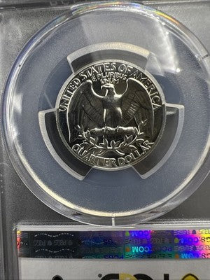 1963 25c Washington Silver Quarter Coin PR66 #63 PCGS