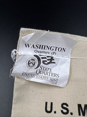 U.S. Mint Bag of 100 2007 P 25c Washington State Statehood Quarter Coins BU UNC