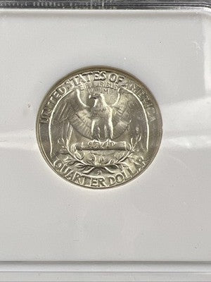 1954 S 25c Washington Silver Quarter Coin Gem BU Certified MS66 NGC #040