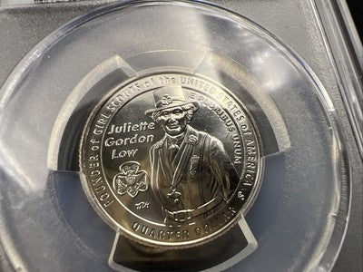 2025 25c Juliette Gordon Low Women's Quarter Coin PCGS MS65 Gem BU