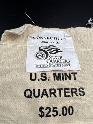 U.S. Mint Bag of 100 1999 D 25c Connecticut State Statehood Quarters BU UNC