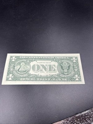 1969 $1 One Dollar FRN Federal Reserve Note UNC #809