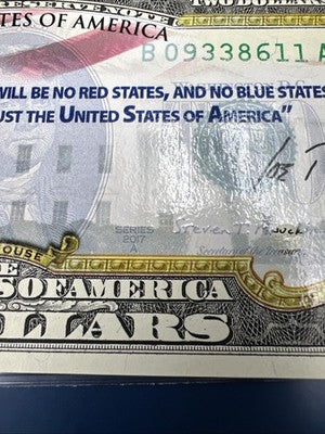 2 Consecutive 2017 $2 FRN Biden Harris Presidential Colorized UNC Two Dollars #1