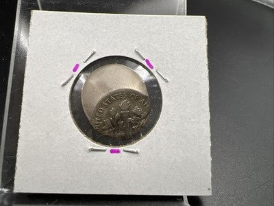 60% Off Center Error Roosevelt Dime Coin UNC 1980 P