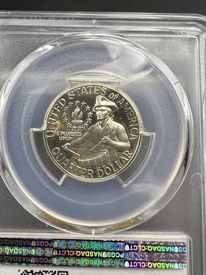 1776 - 1976 25c Washington 40% Silver Bicentennial Quarter Coin PR69 DCAM #650
