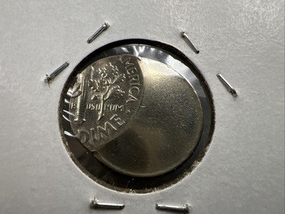 40% Off Center Roosevelt Copper Nickel Dime Coin Major Error BU UNC