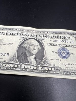 1957 * Star $1 One Dollar Silver Certificate Very Fine VF #203