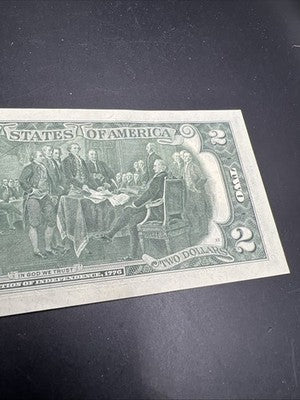 1976 $2 FRN Postal Federal Reserve Note Independence Iowa CH UNC Bicentennial