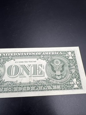 1999 * Star $1 One Dollar Bill FRN Federal Reserve Note CH UNC Neat Serial #36
