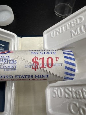 US Mint Certified 2000 P Maryland State Statehood Quarter Roll BU UNC