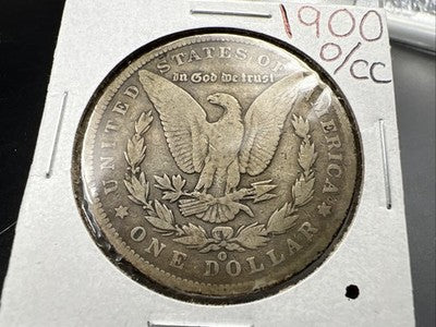 1900 O / CC OMM Morgan Silver Dollar Coin Choice VG Very Good Circ #A