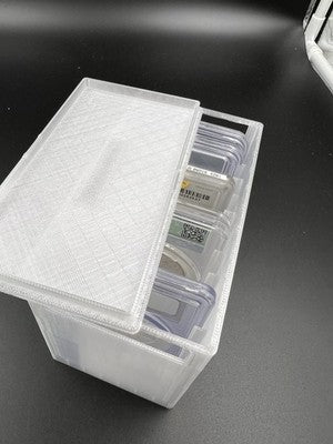 10 Coin View Window White Slab Box for PCGS CAC ANACS NGC SEGS PCI CLCC - EMPTY
