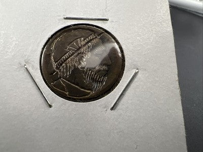 Hobo Buffalo Nickel Coin Modern Carving SKU#G