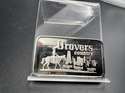 1973 Drovers Country 1 Oz Silver Art Bar