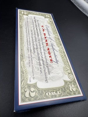 Independence Day Colorized Enhanced 2017 A 2 Two Dollar Federal Reserve Note #B