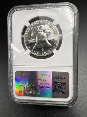 1962 50c Franklin 90% Silver Half Dollar Coin PF66 NGC Nice Coin #027