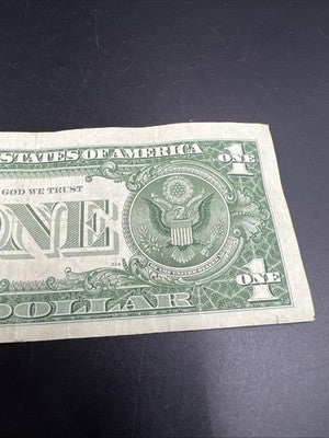 1957 $1 One Dollar US Silver Certificate Blue Seal VF Neat Serial #02277766