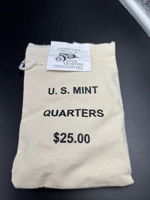 U.S. Mint Bag of 100 2001 P 25c Kentucky State Statehood Quarter Coins BU UNC