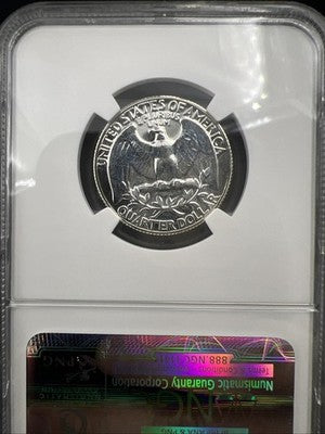 1958 25c Washington Silver Quarter Proof Coin NGC PF67 #090