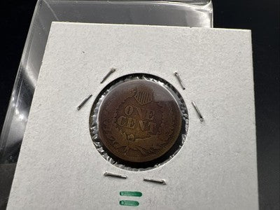 1863 1c Indian One Cent Coin Good / VG Circ SKU#A