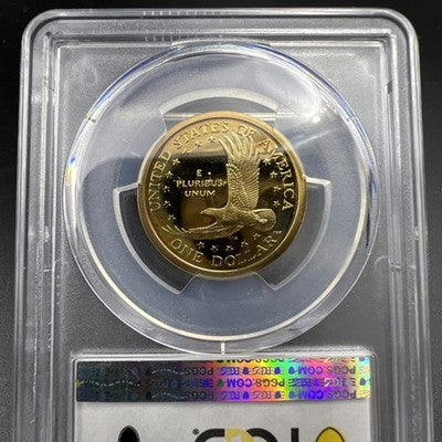 2000 S $1 Sacagawea Native Proof Dollar Coin PCGS PR69 DCAM Used Holder #450