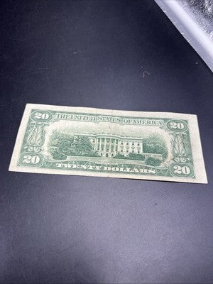 1950 D $20 FRN Federal Res Note Green Seal VG Very Good 666 Devil Serial #