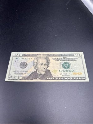 2013 Star * $20 FRN Federal Reserve Note XF EF Extra Fine Circ #369