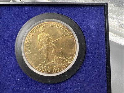 1975 American Revolution Bicentennial Paul Revere Bronze Medal in Case