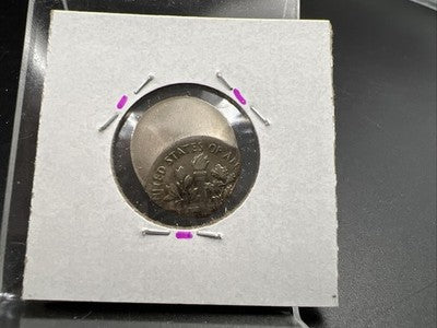 60% Off Center Error Roosevelt Dime Coin UNC 1980 P