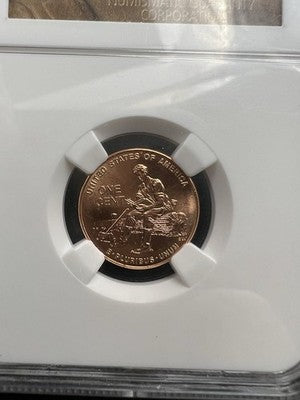 2009 1c Lincoln Formative Years Commemorative Cent Coin MS66 NGC #157