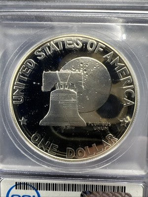 1976 $1 Ike Eisenhower 40% silver Dollar Coin ICG PR69 DCAM #330