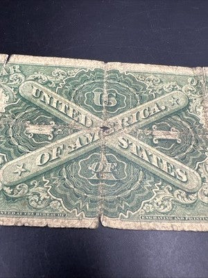 1917 $1 United States Note Sawhorse Ugly Damage Cull circ Fr 36 Teehee Burke