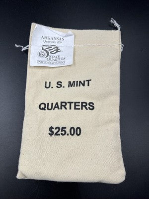 U.S. Mint Bag of 100 2003 D Arkansas Diamond State Statehood Quarters BU UNC