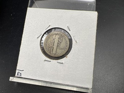 1921 D 10c Mercury Silver Dime Coin CH AG About Good Semi Key Date