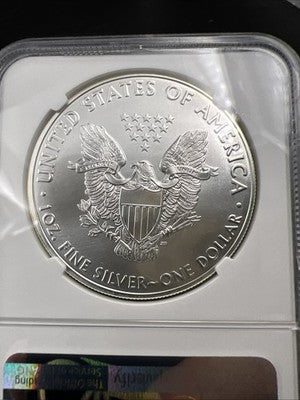 2021 P Emergency Production 1 Oz American Silver Eagle Moy Signature NGC MS70 #2