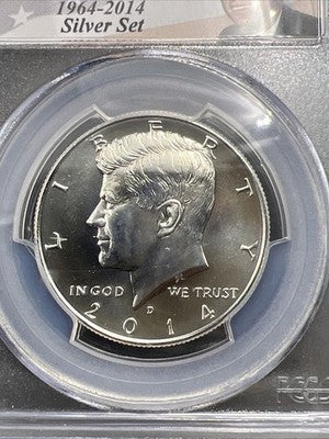 2014 D 50c Kennedy Silver Half Dollar Coin PCGS MS70 #495