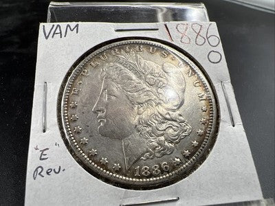 1886 O $1 Morgan Silver Dollar Coin VAM 1A XF EF Extra Fine Top 100 Variety