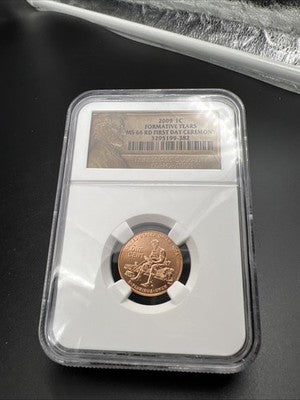 2009 1c Lincoln Formative Years Commemorative Cent Coin MS66 NGC #382