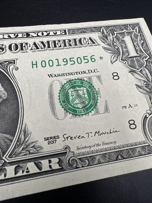 2017 * $1 Star FRN Federal Reserve Note Choice UNC #5056