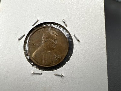1973 D Lincoln Memorial Cent Penny Coin Lamination Error Reverse VF Circ