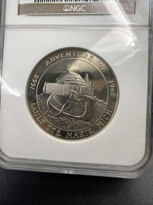 1968 Sault Ste Marie Canada Token NGC MS65 Gem BU