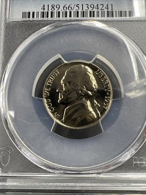 1957 5c Jefferson Nickel Coin PR66 PCGS Certified Proof Coin