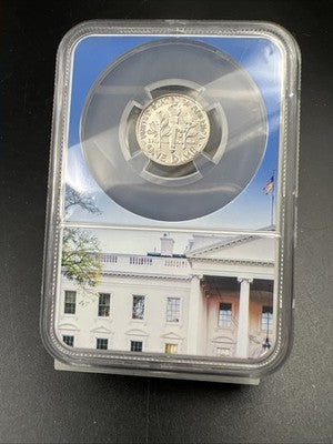 2025 S 10c Roosevelt Clad Proof Dime Coin PF70 UCAM NGC Roosevelt Holder #35