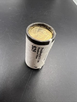 2013 P Woodrow Wilson Presidential Dollar US Mint BU Roll 25 Coins