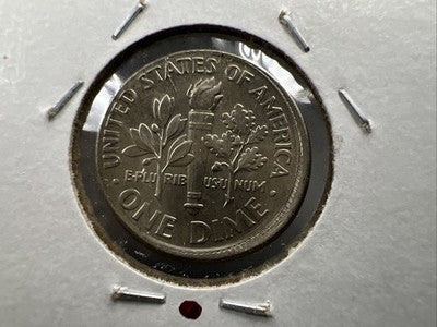 Broadstrike error 2005 P 10c Roosevelt Dime Coin CH AU w/ Die Crack Reverse