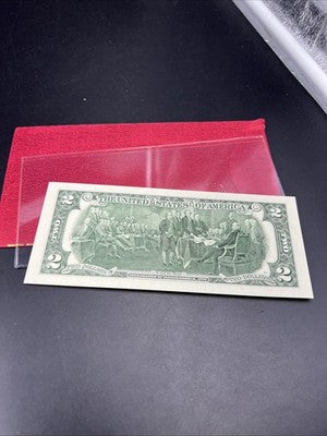 2017 $2 FRN Colorized Year of The Dog Zodiac (2018 2030) Federal Reserve Bill #8