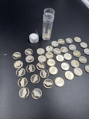 2001 S 5c Proof Jefferson Nickel 40 Coin Roll Choice Proof