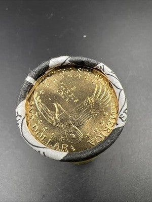 T/T 2001 P Sacagawea Native Dollar 25 Coin BU Uncirculated OBW US Mint Wrap