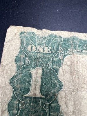 1899 $1 Black Eagle Silver Certificate G Details Very Circ Speelman White #226